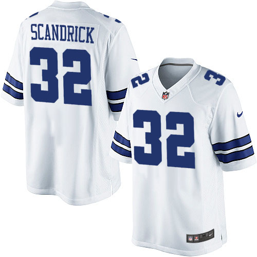 Men's Limited Orlando Scandrick Nike Jersey White Road - #32 NFL Dallas Cowboys